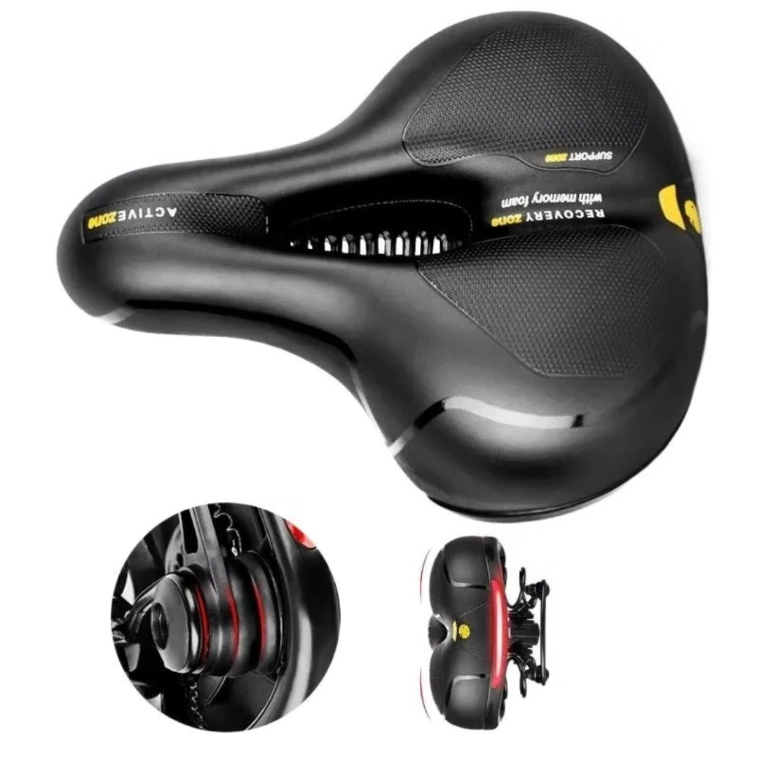 AeroGel™ Gel Fietszadel – Ergonomisch Comfort & Drukverlichting