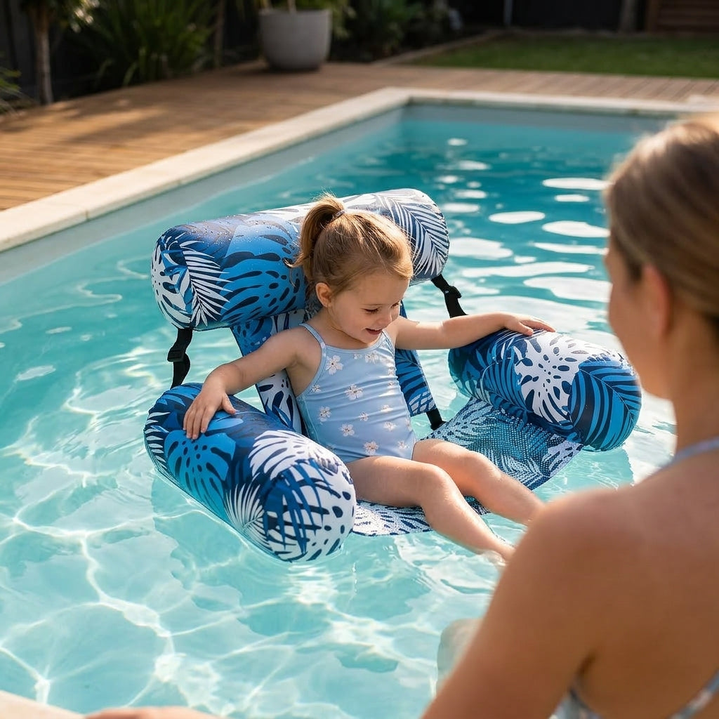 PoolFloat™ – Drijvende zwembadstoel voor ultieme zomer ontspanning