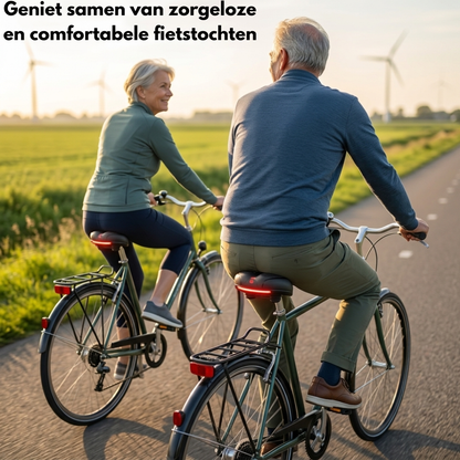 AeroGel™ Gel Fietszadel – Ergonomisch Comfort & Drukverlichting