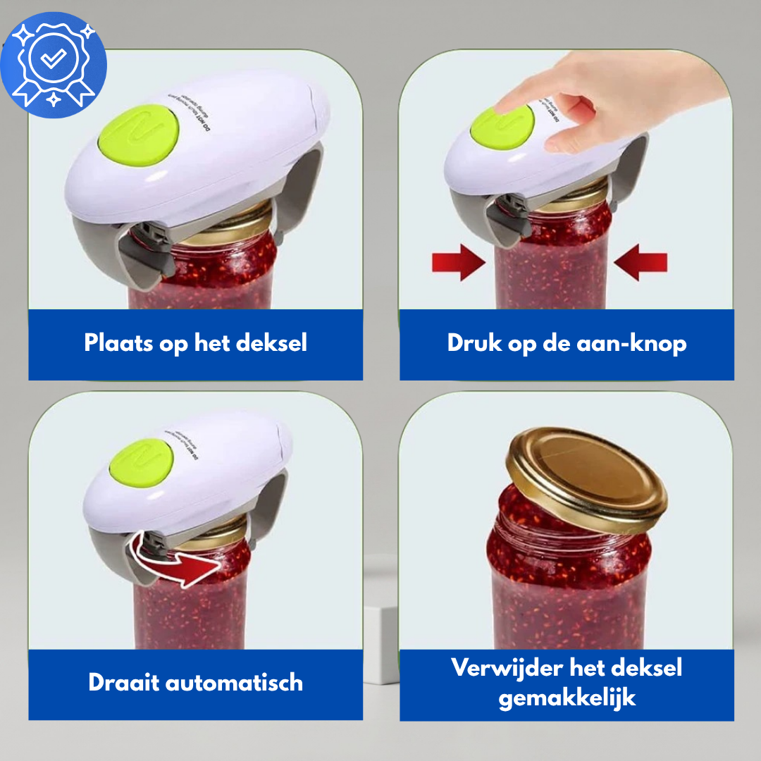 OpenEase™ – Automatische pot- en dekselopener