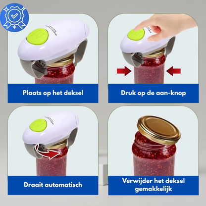 OpenEase™ – Automatische pot- en dekselopener