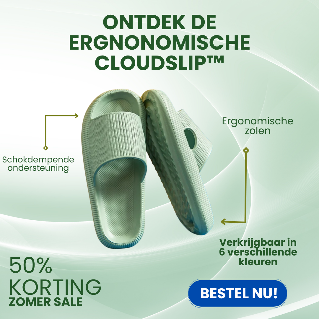 CloudSlip™ – Ergonomische Anti-slip Slippers
