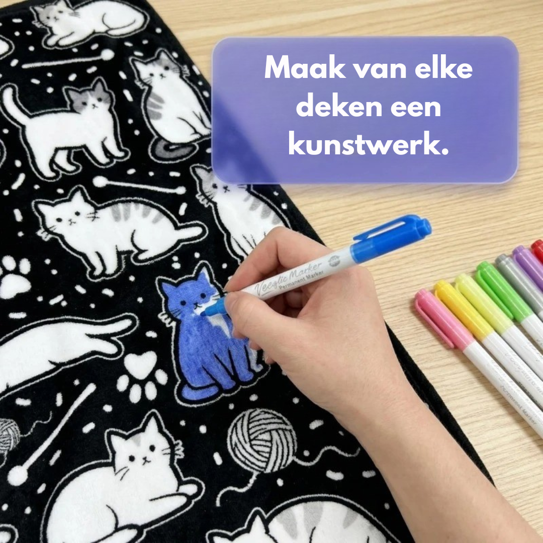 ColorBlanket™ – Jouw Persoonlijke Inkleurbare Deken