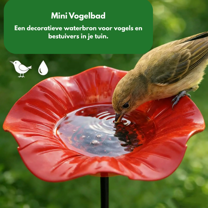 NectarPoppy™ – Klaproos Waterstation voor Vogels & Bijen