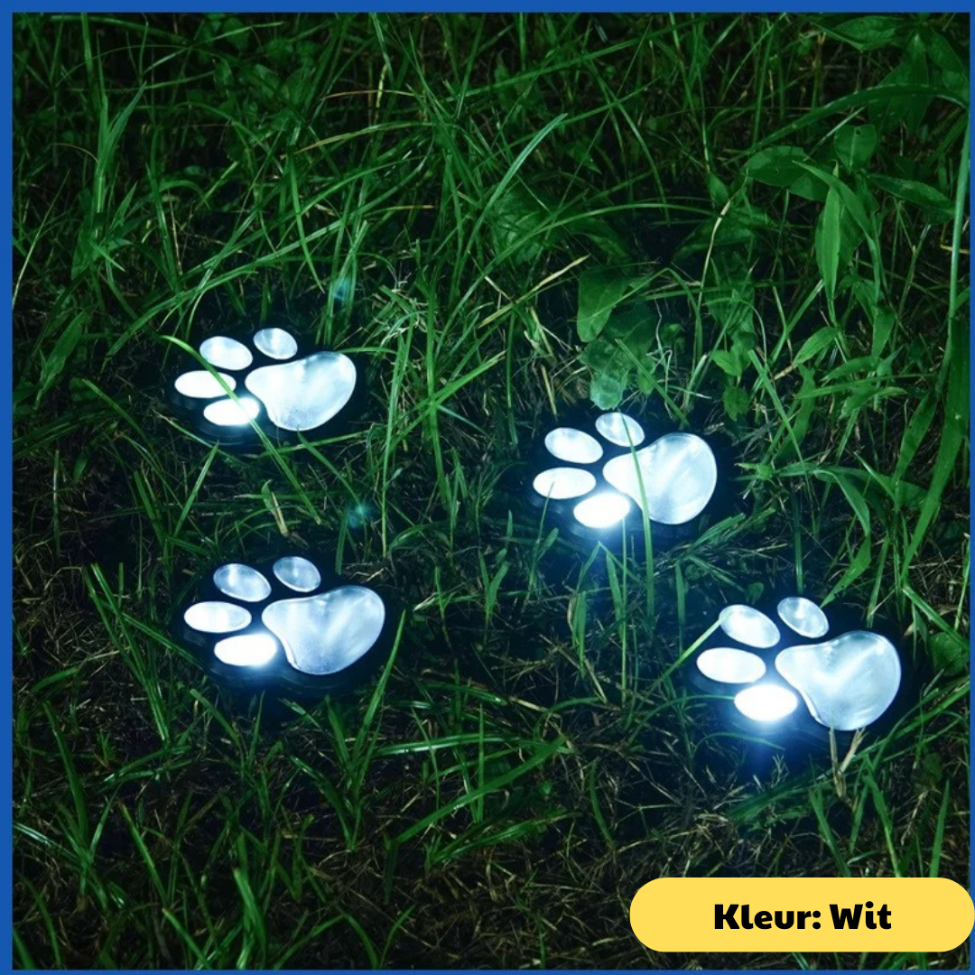 KittySteps™ Solar Kattenpootjes Tuinverlichting