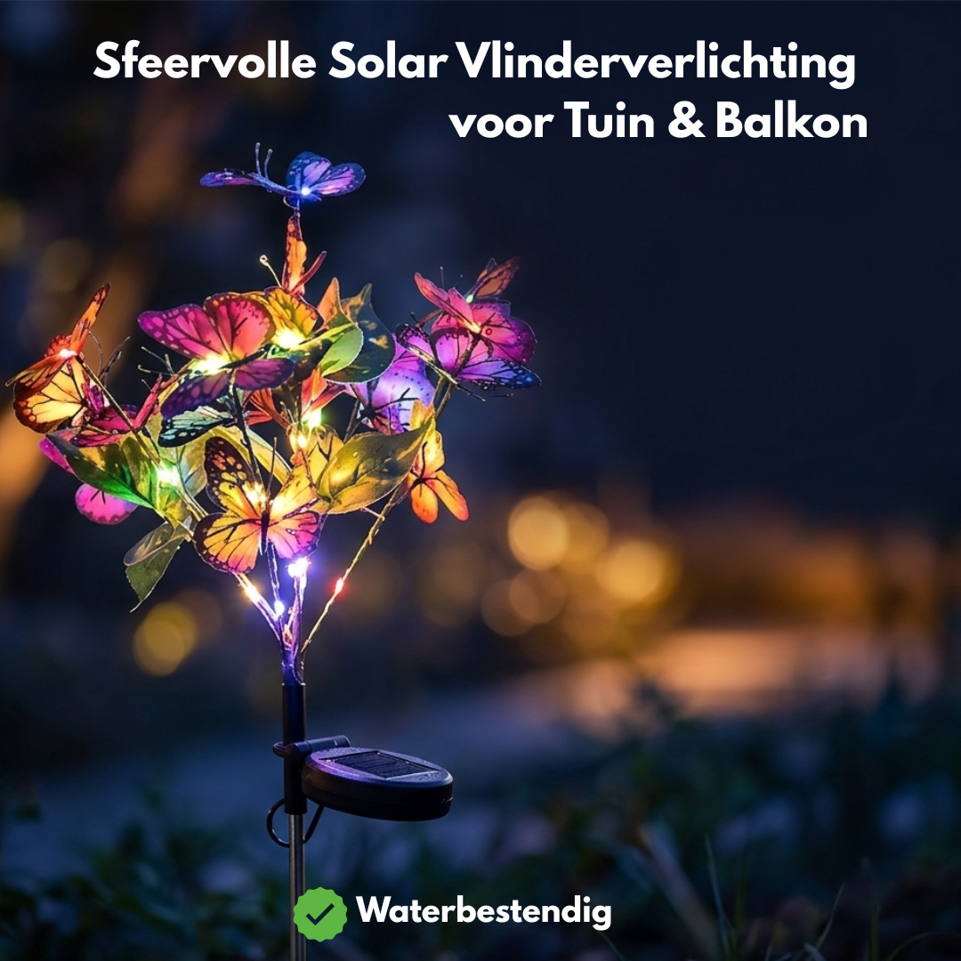 Twilight Butterfly™ – Sfeervolle Solar Vlinderverlichting voor Tuin & Balkon