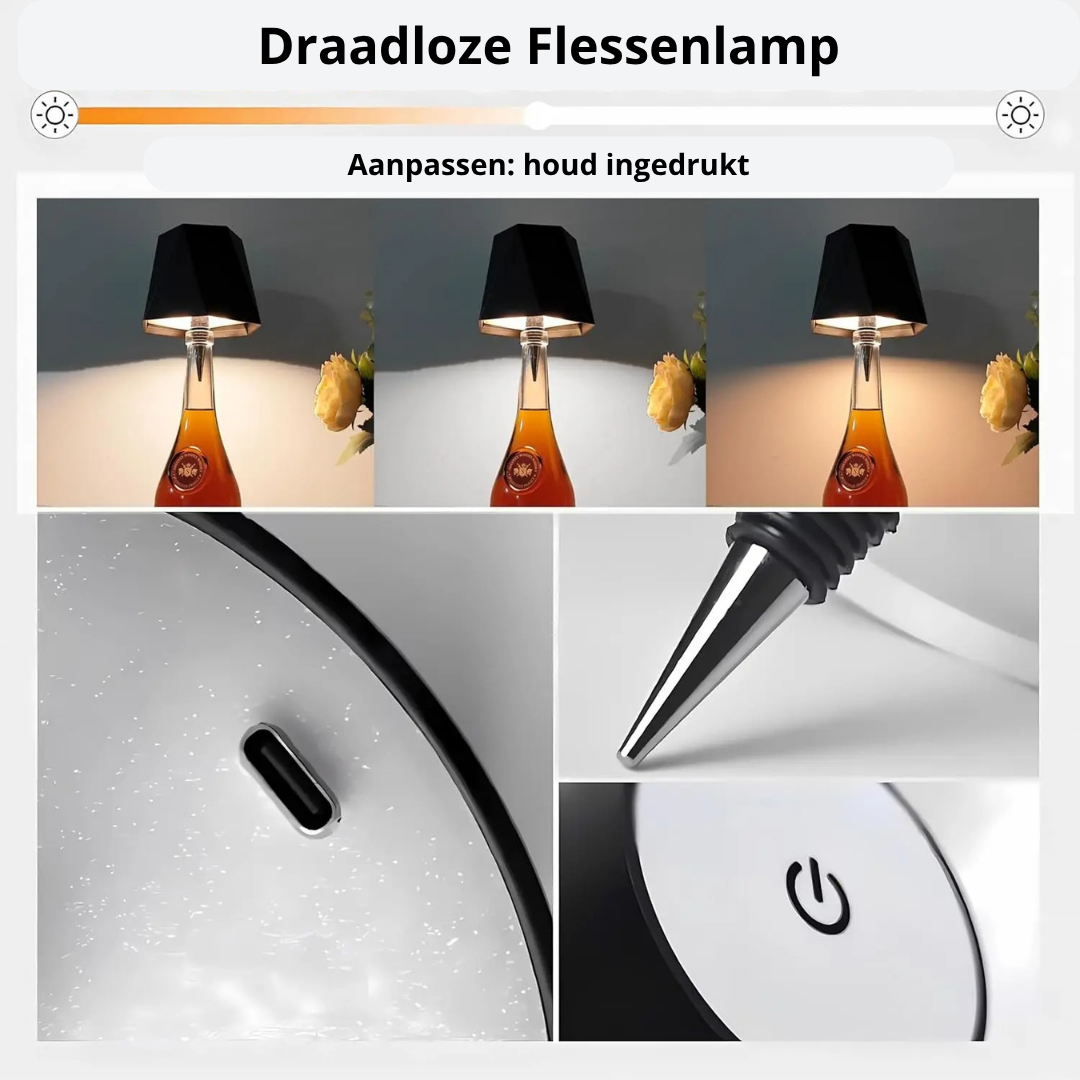BottleGlow™ - Draadloze Flessenlamp