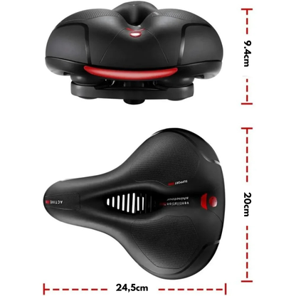 AeroGel™ Gel Fietszadel – Ergonomisch Comfort & Drukverlichting