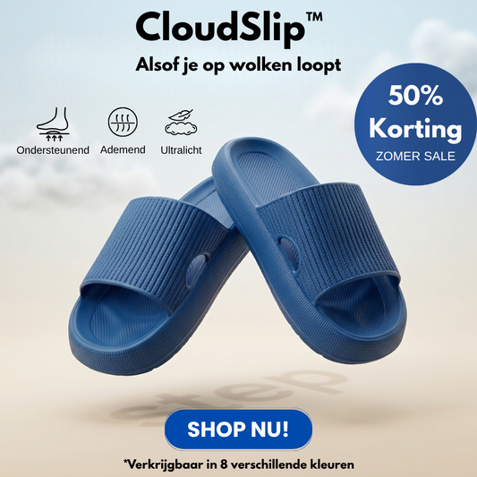 CloudSlip™ – Ergonomische Antislip Comfortslippers voor Dames & Heren