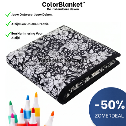 ColorBlanket™ – Jouw Persoonlijke Inkleurbare Deken