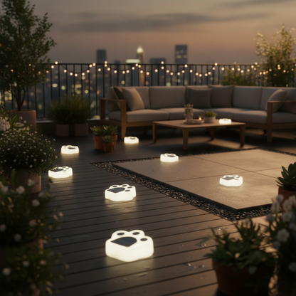 KittySteps™ Solar Kattenpootjes Tuinverlichting
