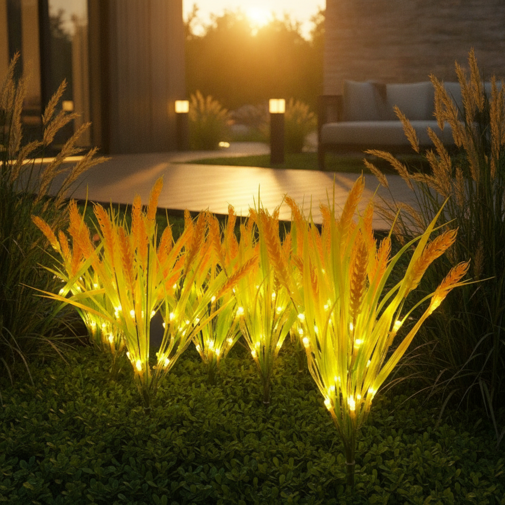 SolarPure™ - Tarwebloem Solar Verlichting