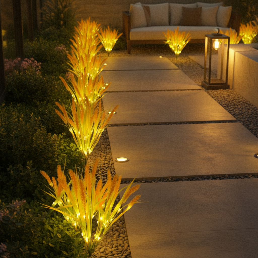 SolarPure™ - Tarwebloem Solar Verlichting