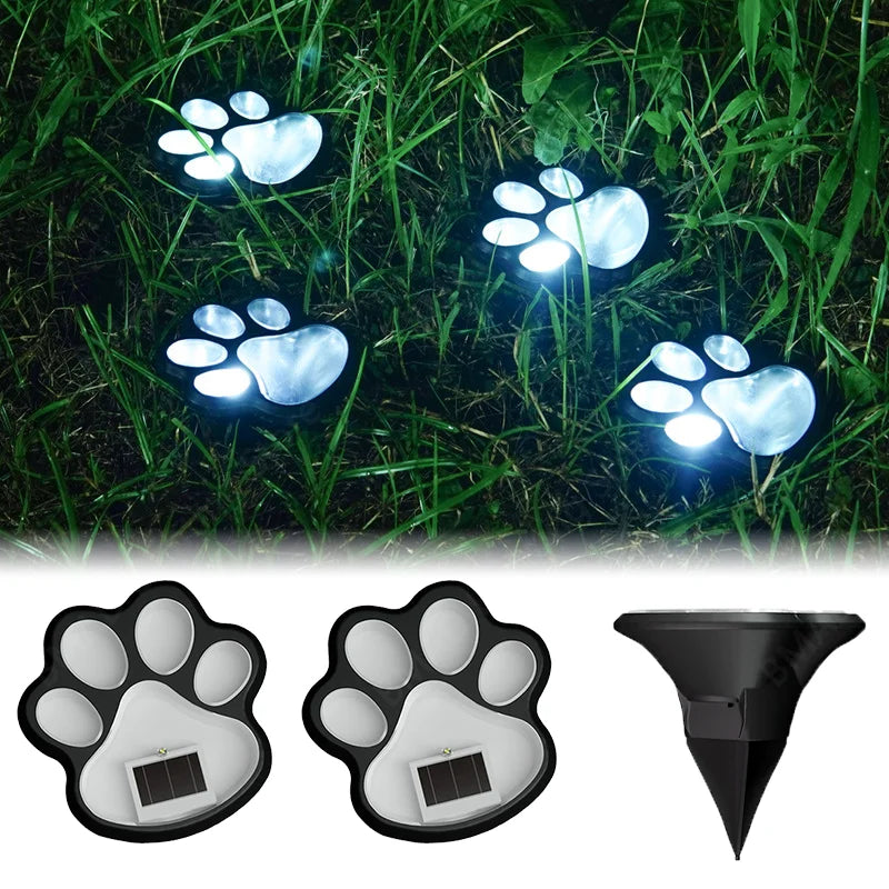 KittySteps™ Solar Kattenpootjes Tuinverlichting