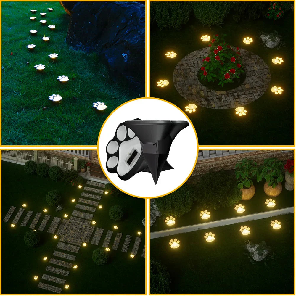 KittySteps™ Solar Kattenpootjes Tuinverlichting