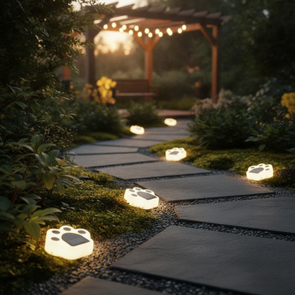 KittySteps™ Solar Kattenpootjes Tuinverlichting