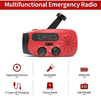 SolarGuard™ Zonne-energie Noodradio