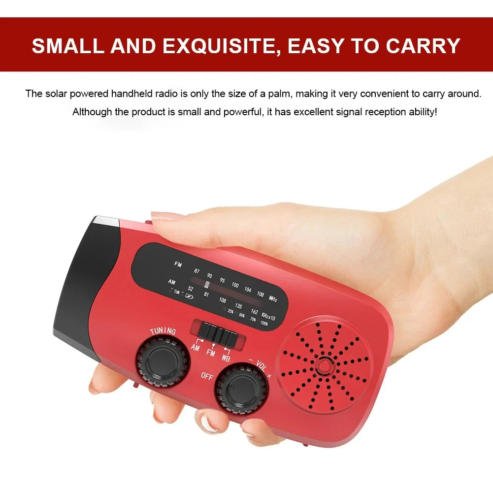 SolarGuard™ Zonne-energie Noodradio