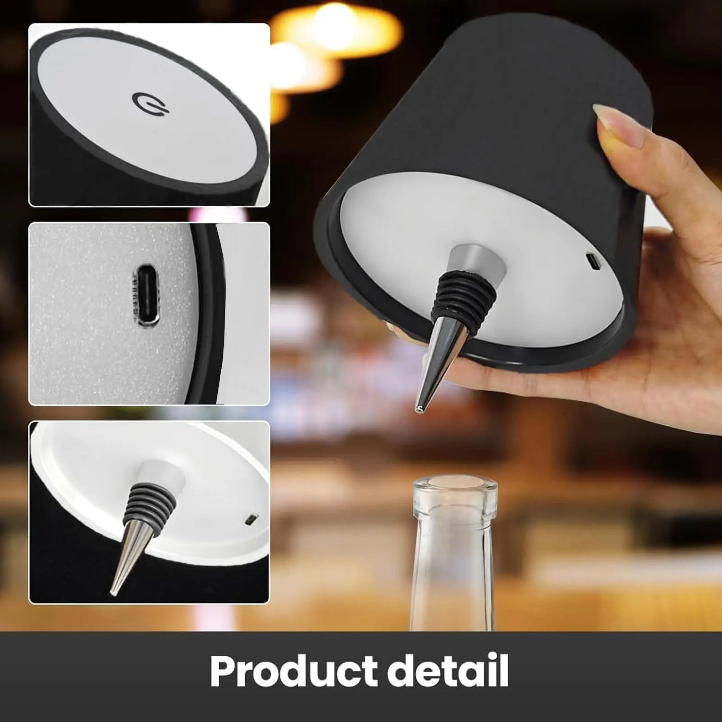 BottleGlow™ - Draadloze Flessenlamp