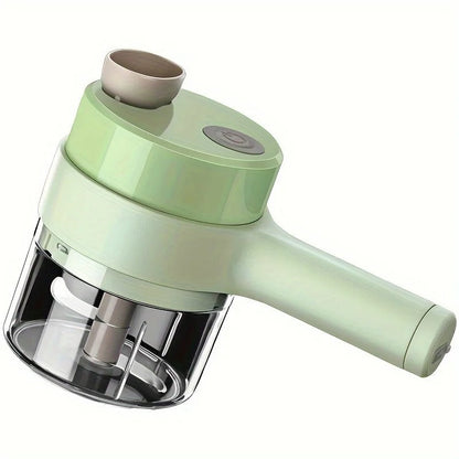 ChopMaster™ Draagbare Elektrische 3-in-1 Groentehakker, Snijder & Molen