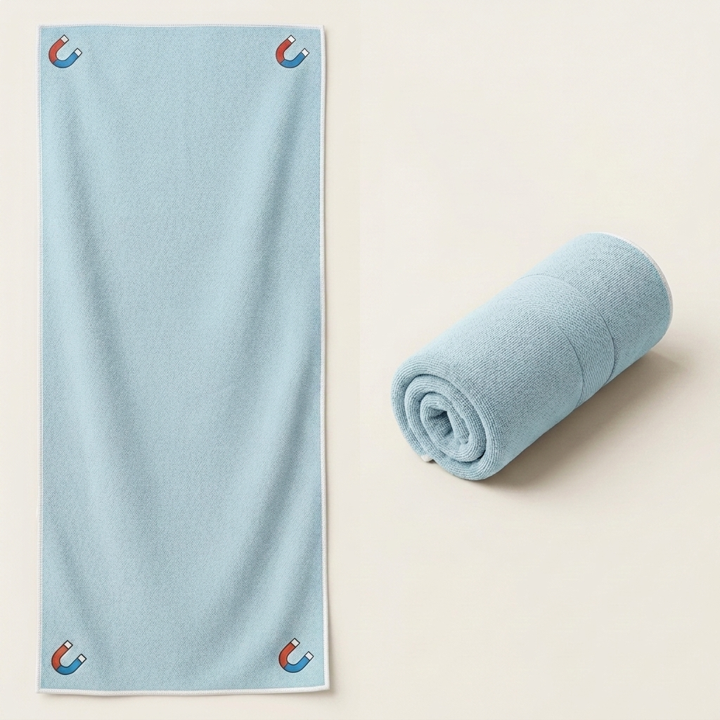 MagnaWrap™ - Sneldrogende Magnetische Strandhanddoek