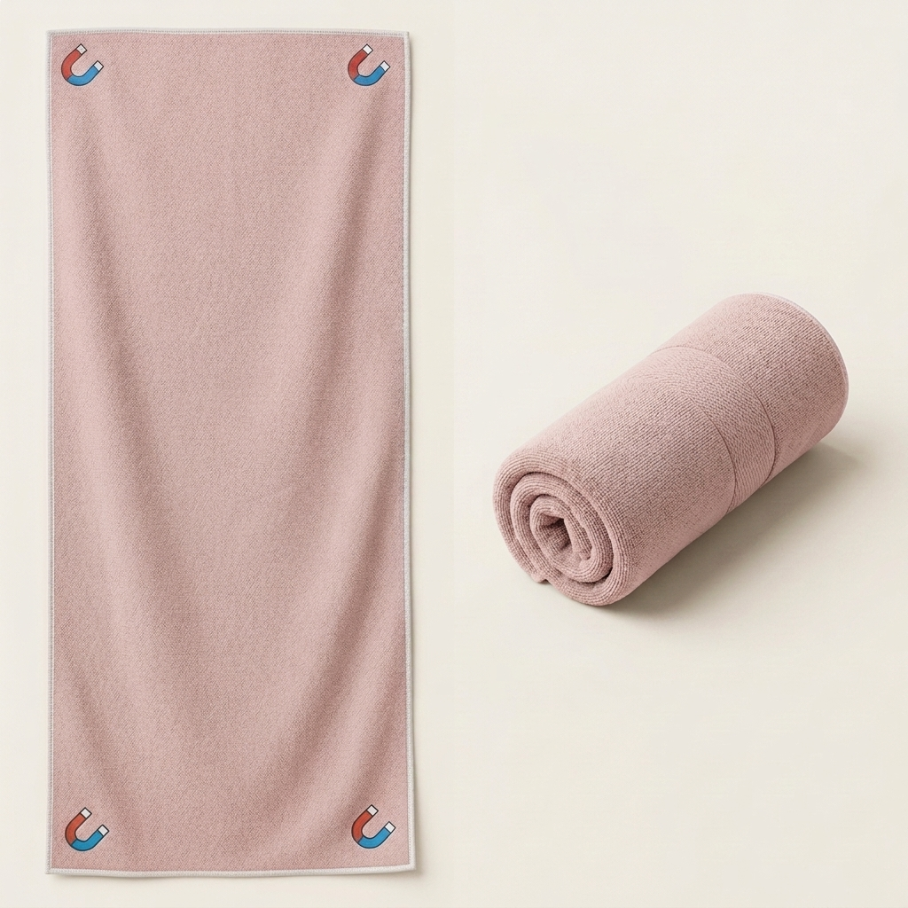MagnaWrap™ - Sneldrogende Magnetische Strandhanddoek