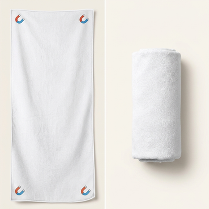 MagnaWrap™ - Sneldrogende Magnetische Strandhanddoek