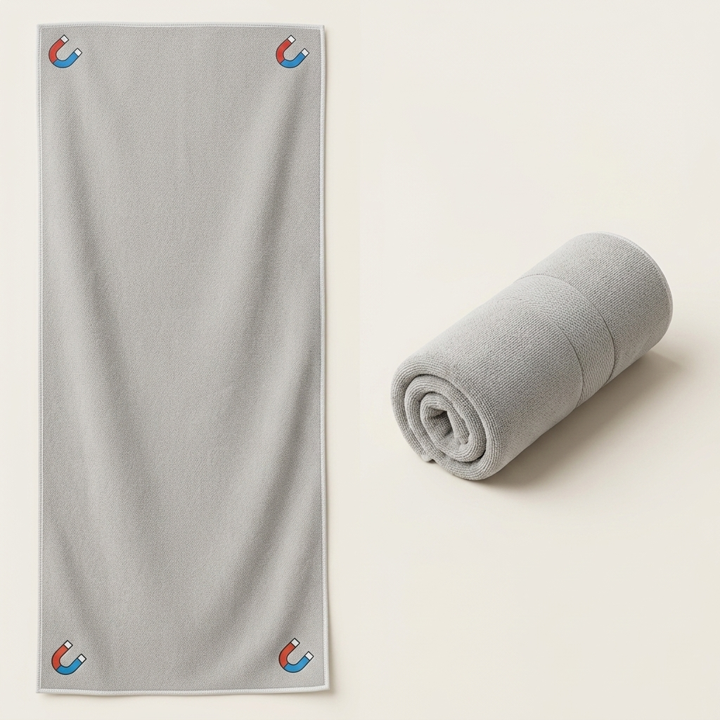 MagnaWrap™ - Sneldrogende Magnetische Strandhanddoek