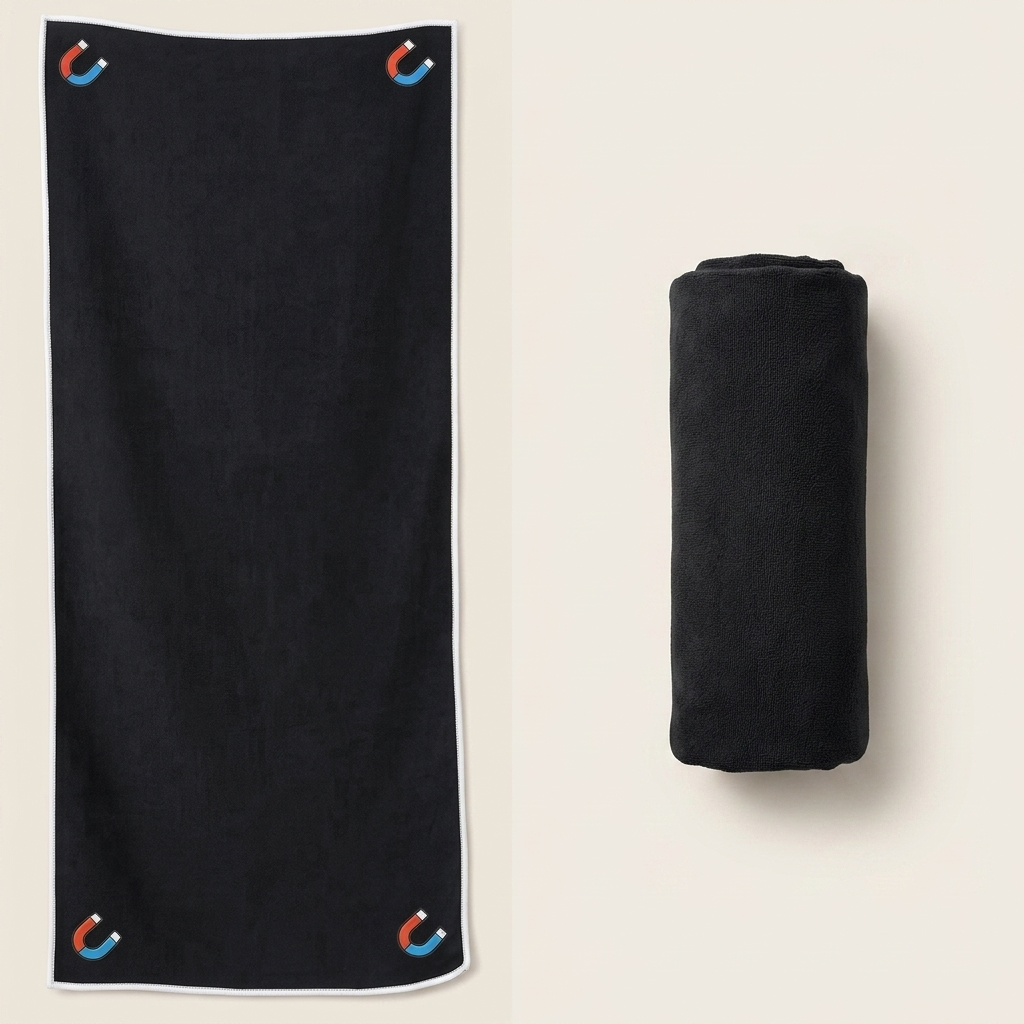 MagnaWrap™ - Sneldrogende Magnetische Strandhanddoek