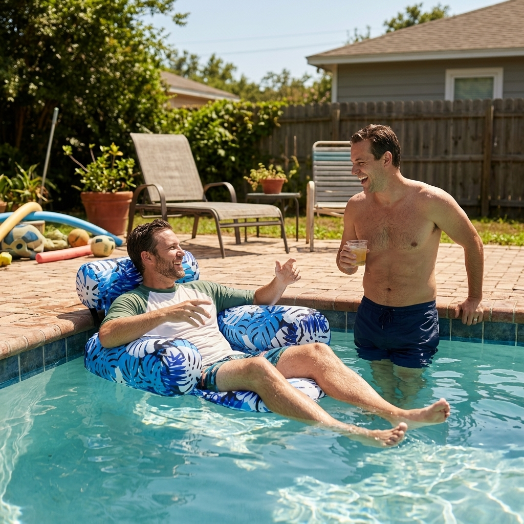 PoolFloat™ – Drijvende zwembadstoel voor ultieme zomer ontspanning