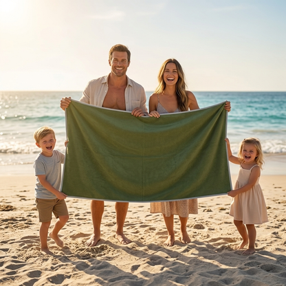 MagnaWrap™ - Sneldrogende Magnetische Strandhanddoek